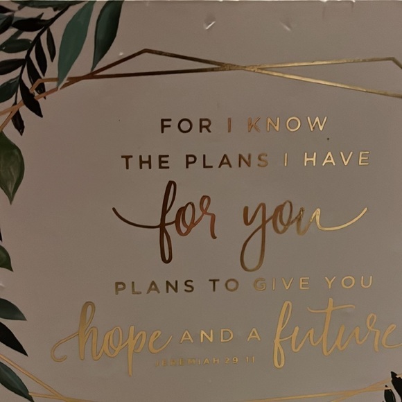 Wooden plaque, for I know the plans I have for you, plans to give you hope… - Picture 8 of 8